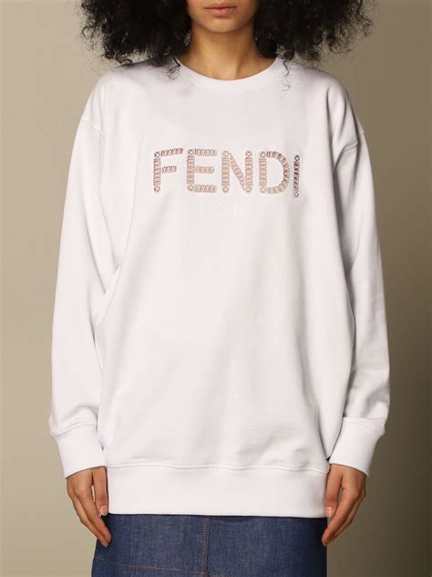 white fendi sweatshirt|Fendi sweatshirt vintage.